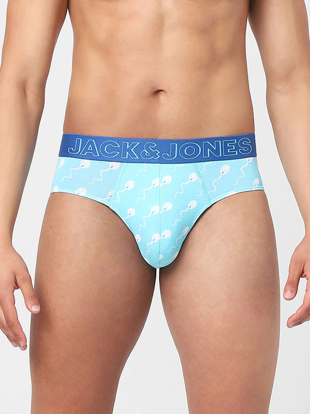 Pack Of 2 Blue Printed Briefs - Image 2
