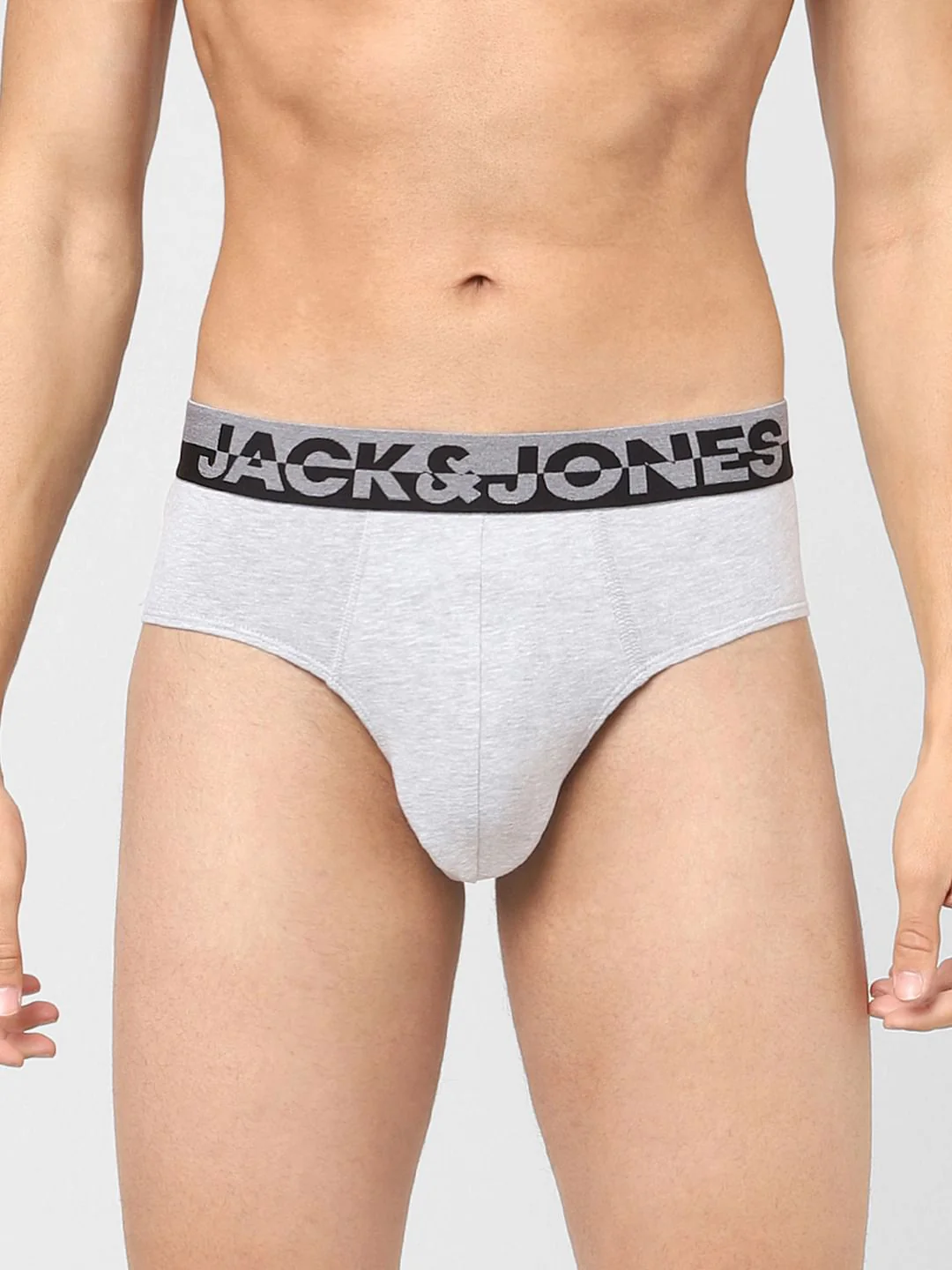 Pack Of 3 Grey, Black & Blue Briefs - Image 2