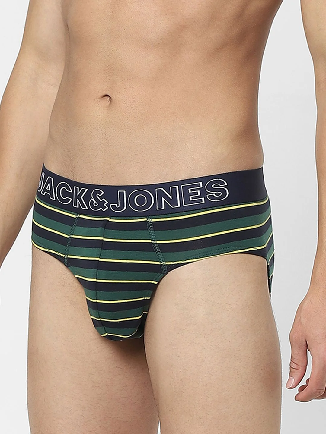 Green Striped Briefs - Image 2