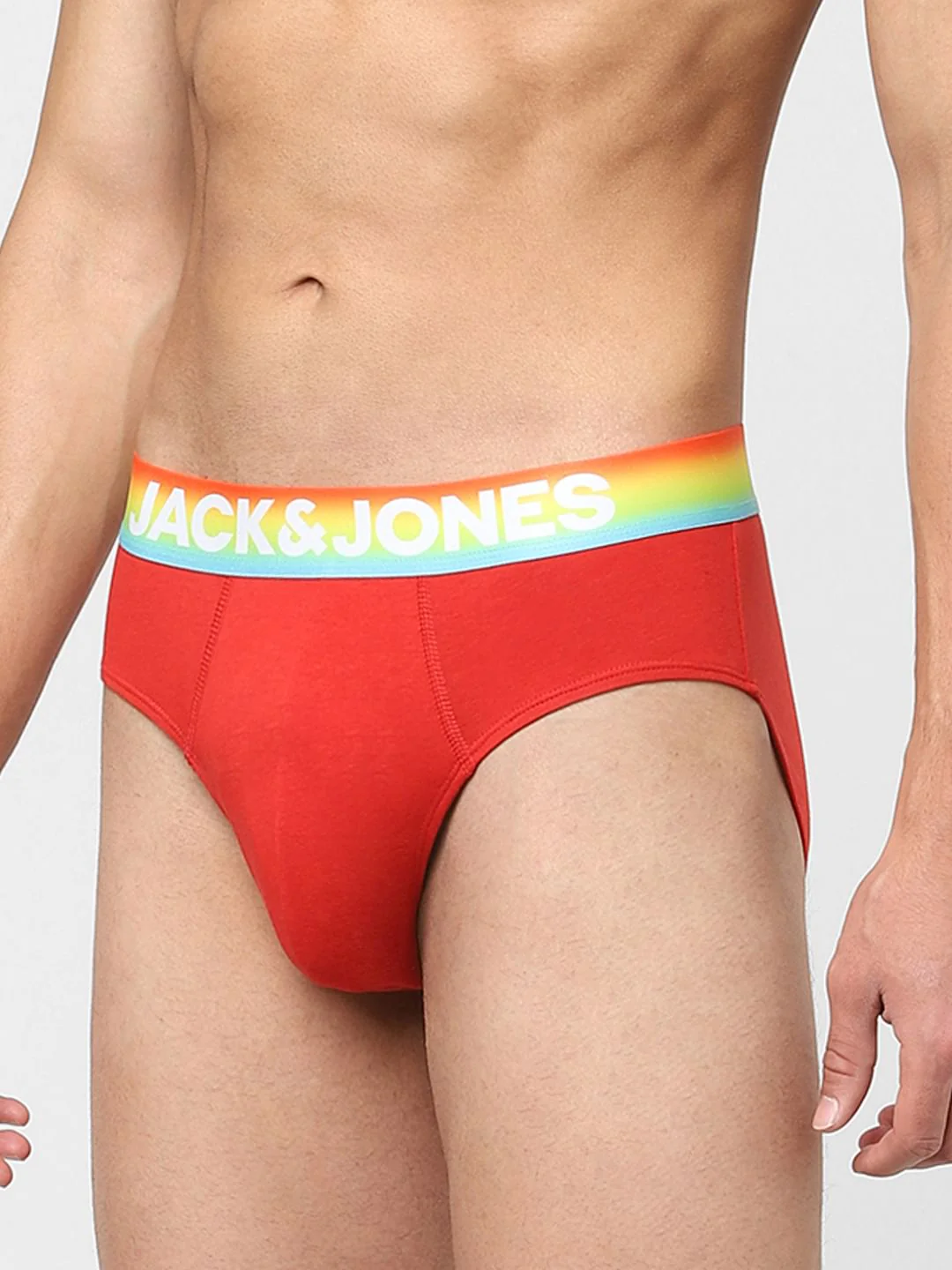 Red Solid Briefs - Image 2