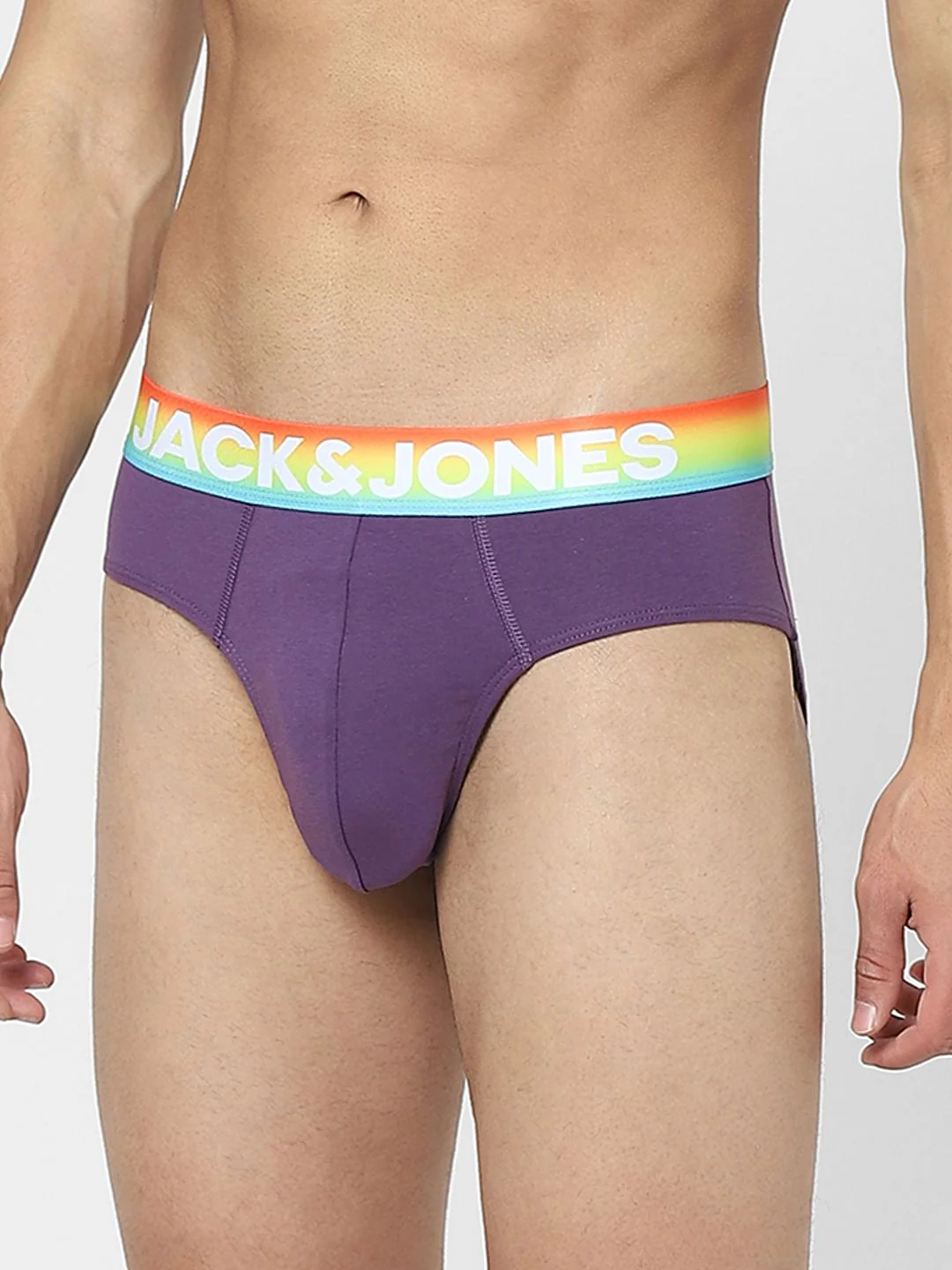 Purple Logo Print Briefs - Image 2