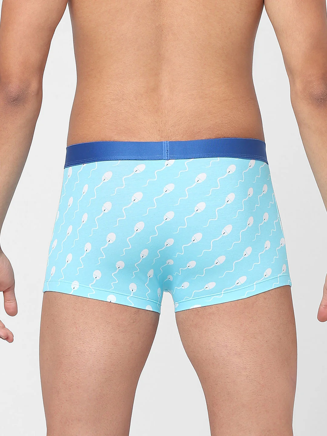 Blue Printed Trunks - Image 3