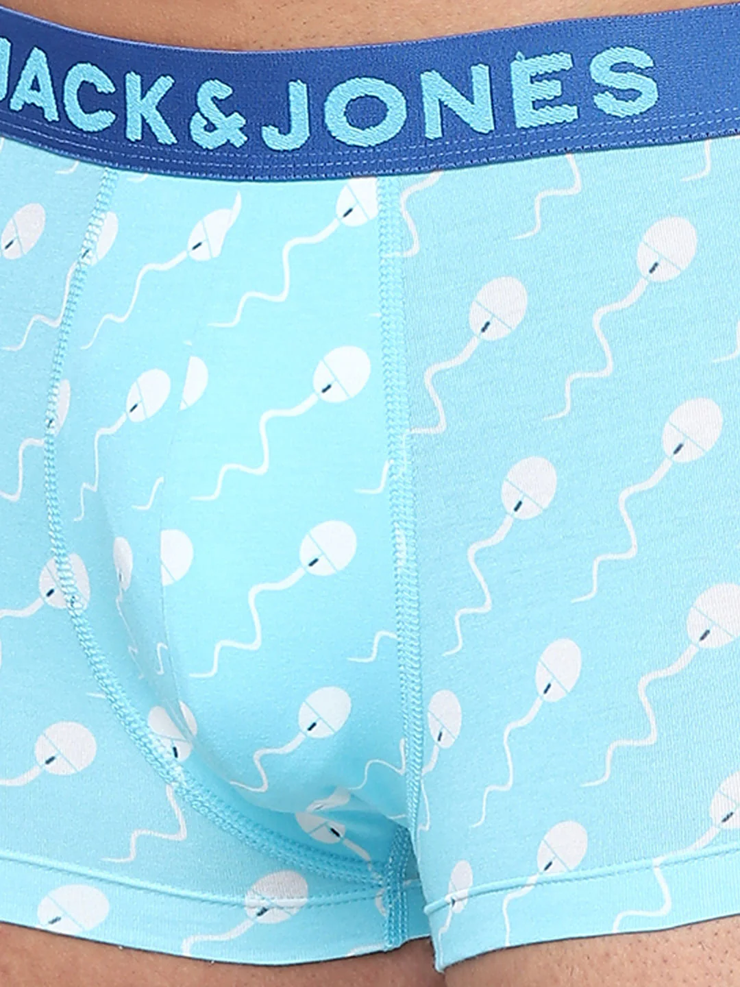 Blue Printed Trunks - Image 4