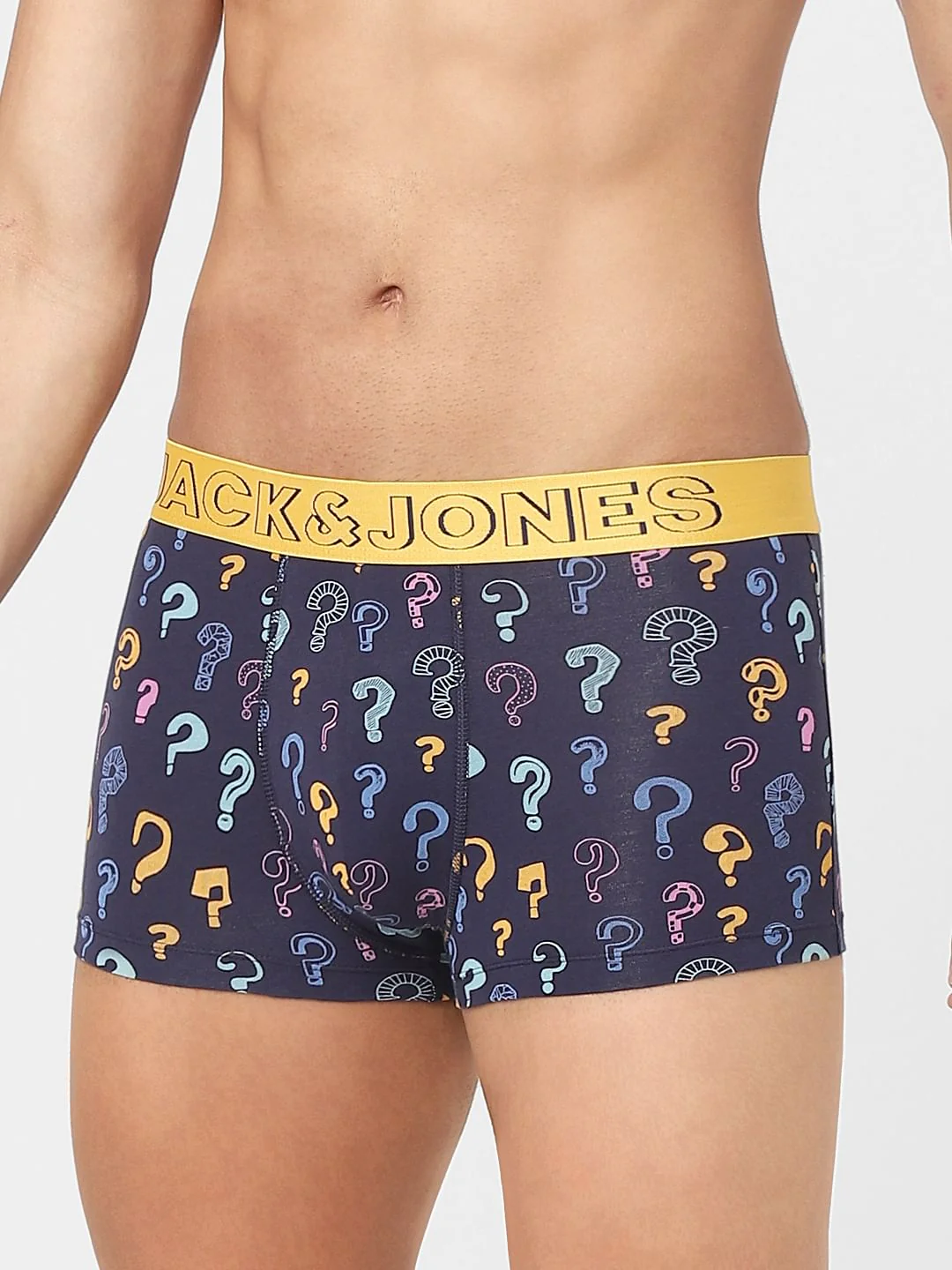 Blue Question Mark Printed Trunks - Image 2
