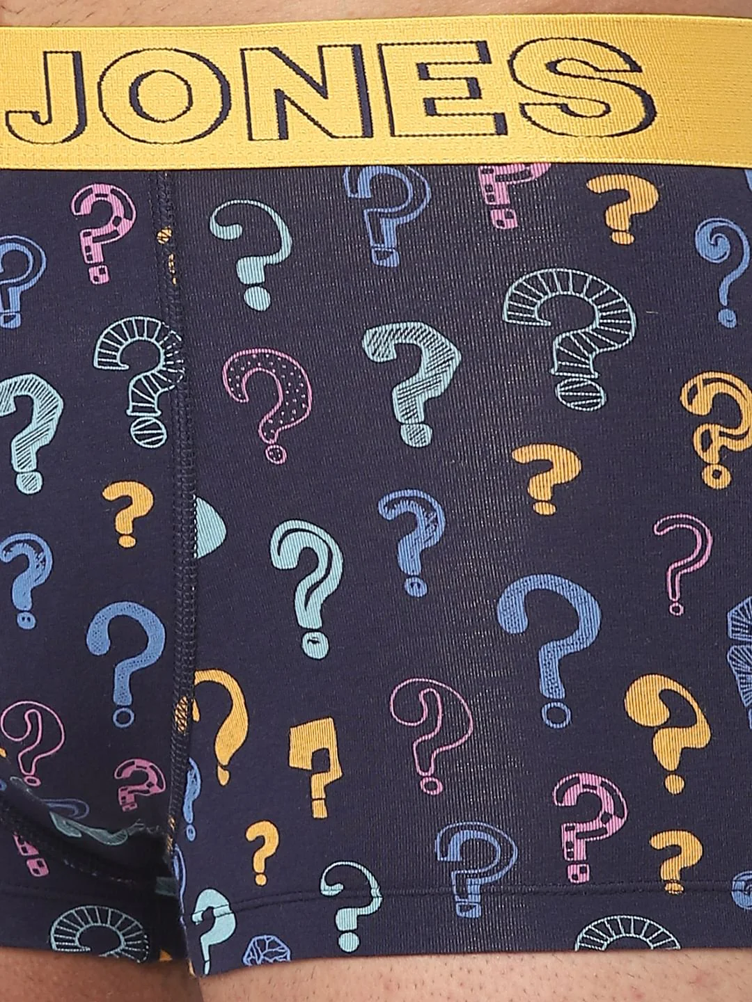 Blue Question Mark Printed Trunks - Image 4
