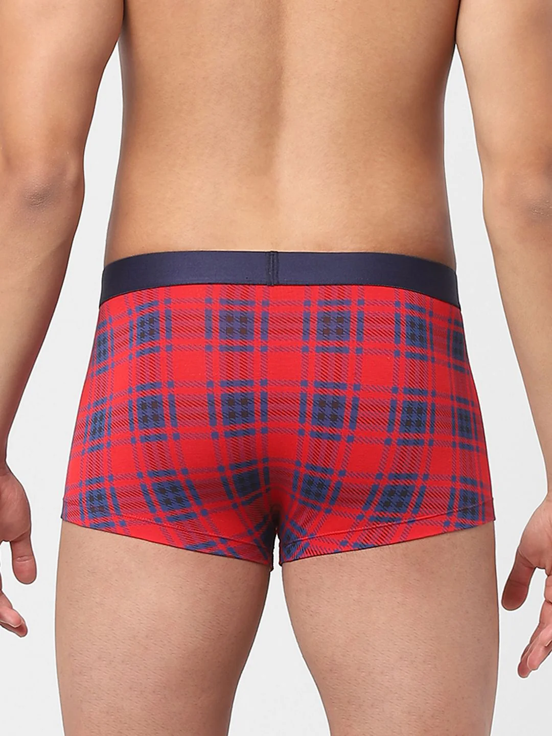 Pack Of 2 Green & Red Check Trunks - Image 3