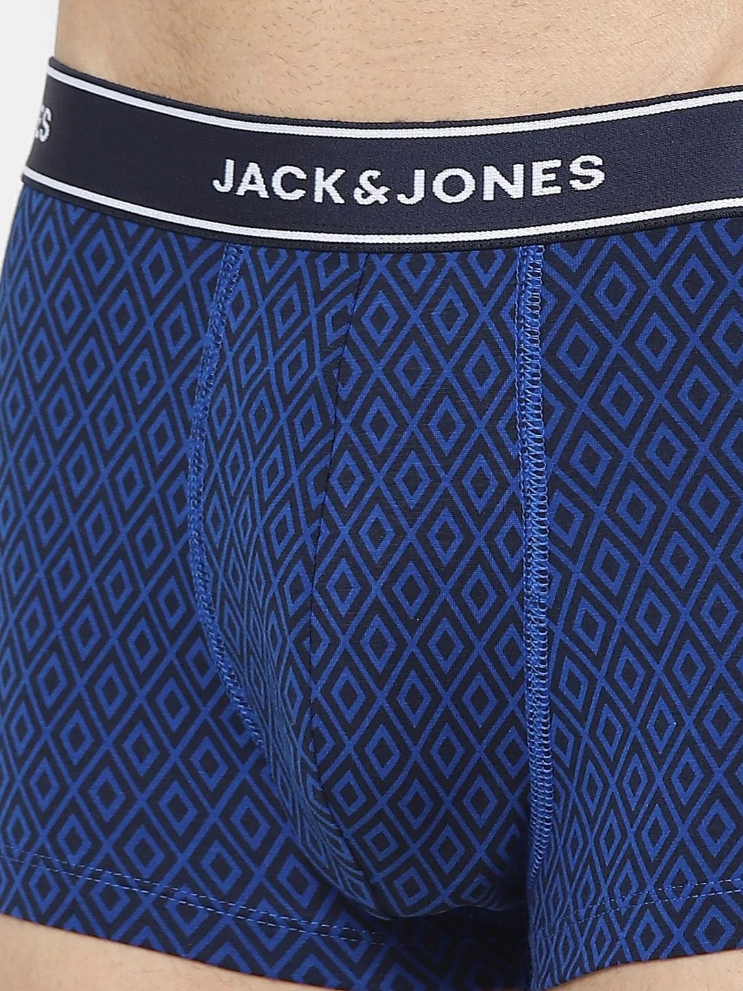 Pack Of 2 Blue & Black Printed Trunks - Image 3