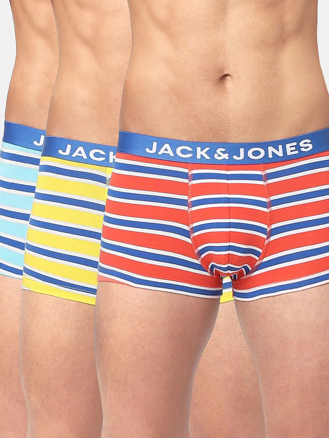 Pack Of 3 Striped Trunks
