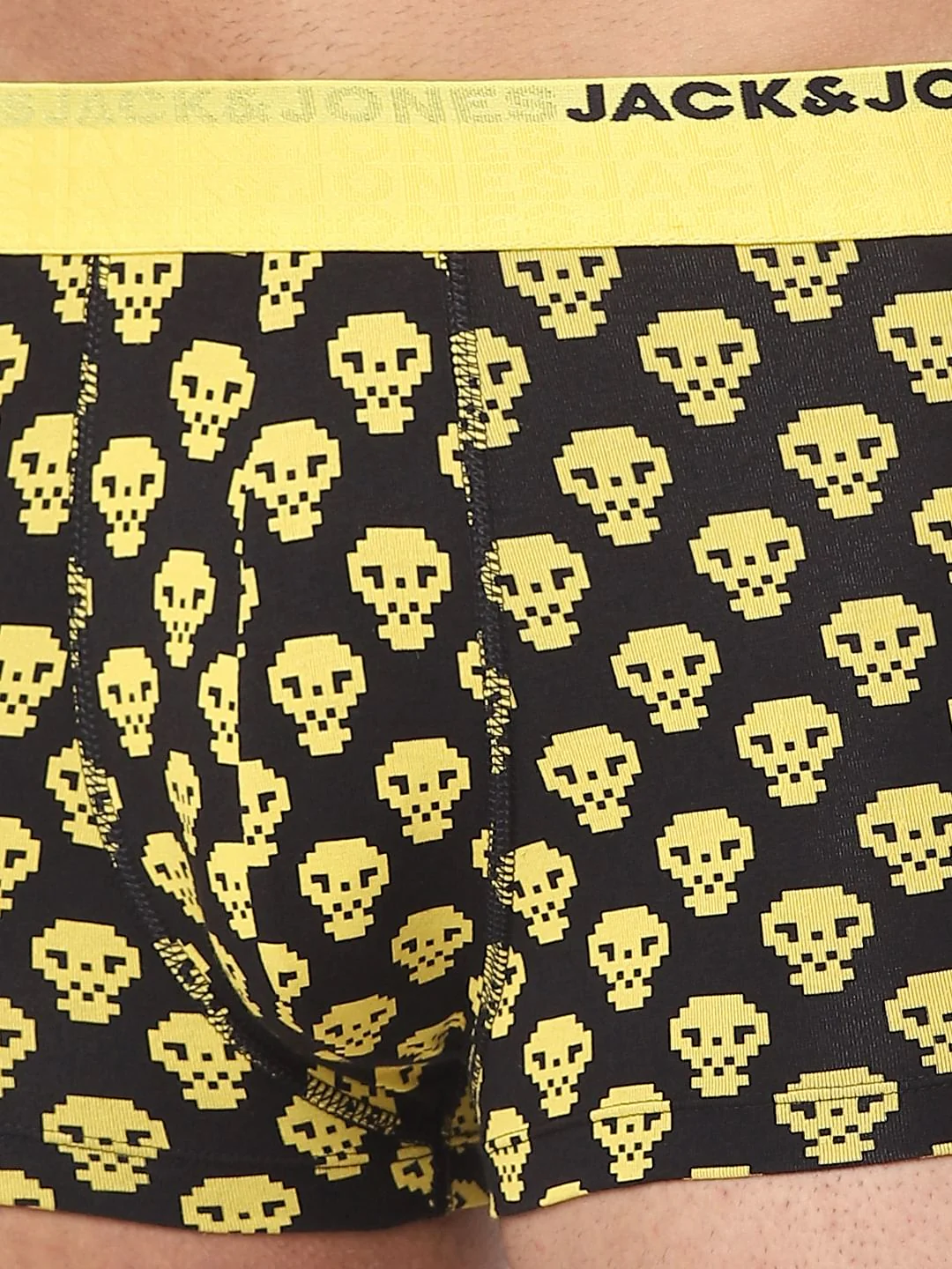 Pack Of 2 Black & Yellow Printed Trunks - Image 4