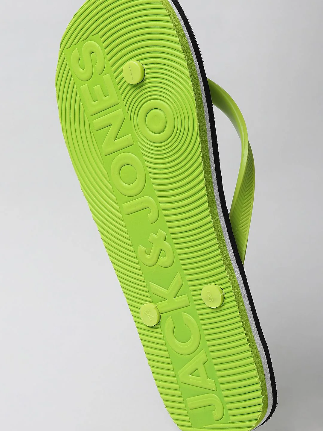 Green Logo Print Flip Flops - Image 10