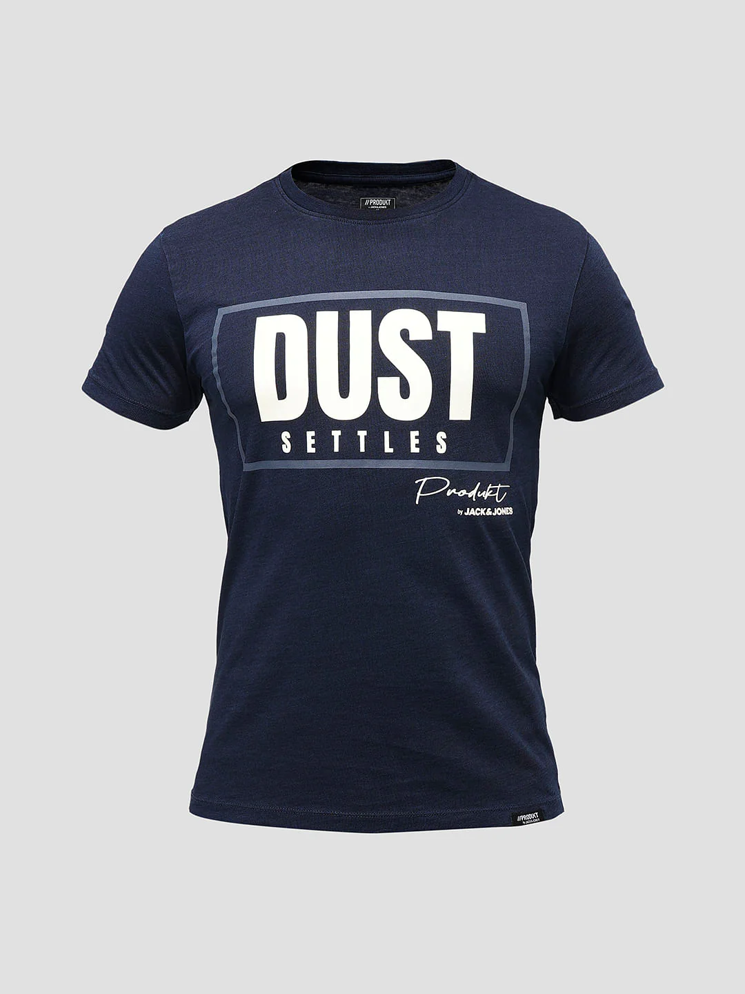 PRODUKT by JACK&JONES Blue Printed Crew Neck T-shirt - Image 7