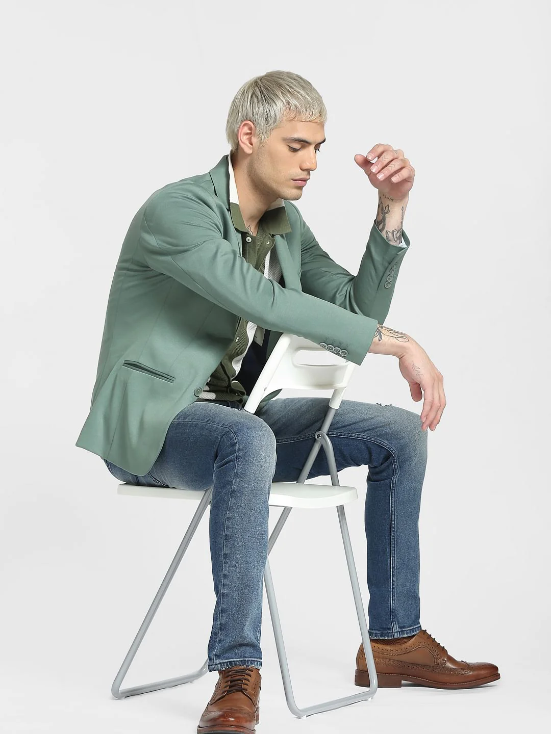 Green Formal Blazer