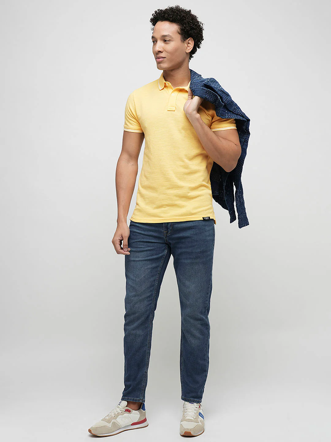 PRODUKT by JACK&JONES Light Yellow Cotton Polo - Image 5