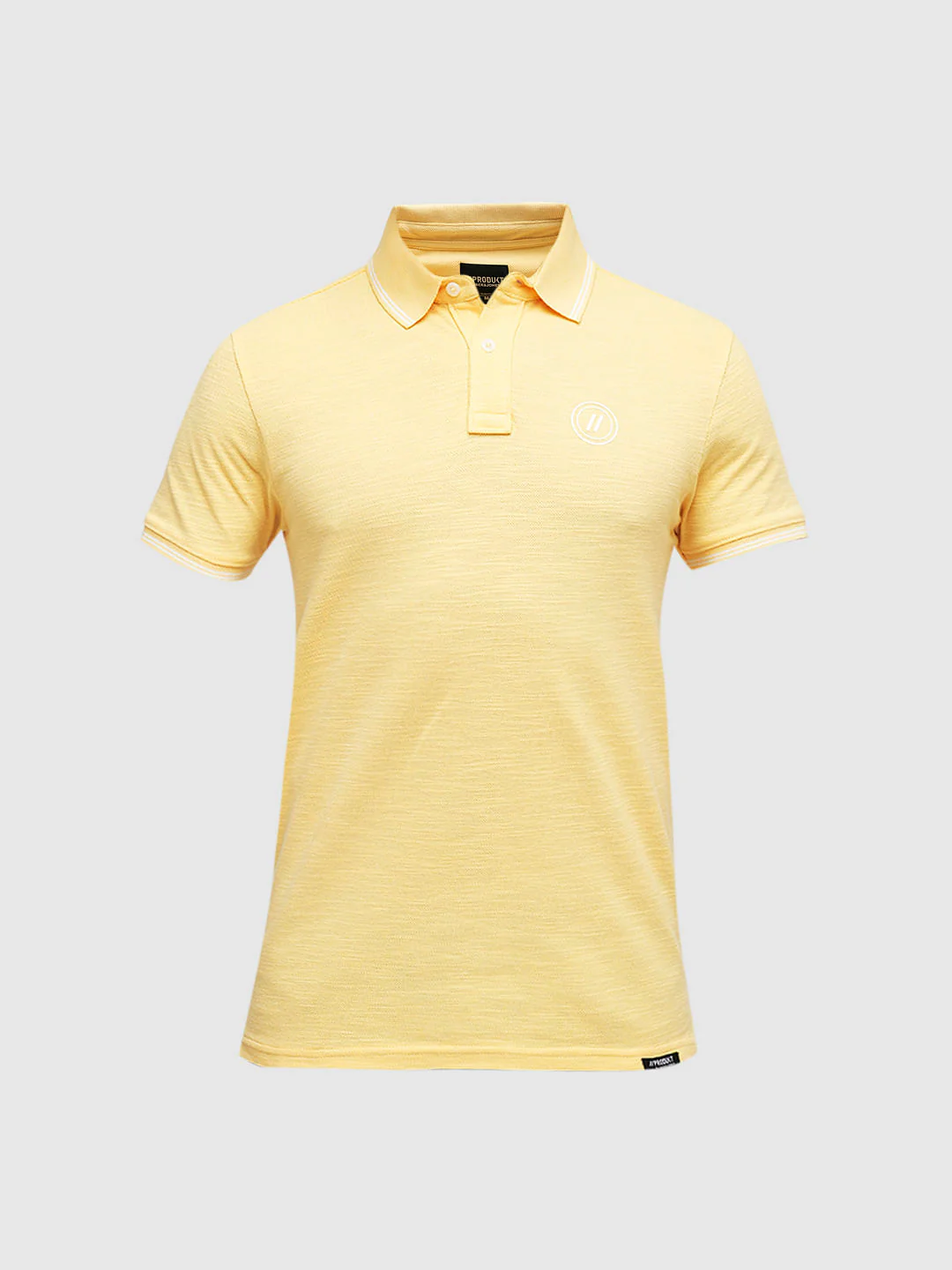 PRODUKT by JACK&JONES Light Yellow Cotton Polo - Image 7