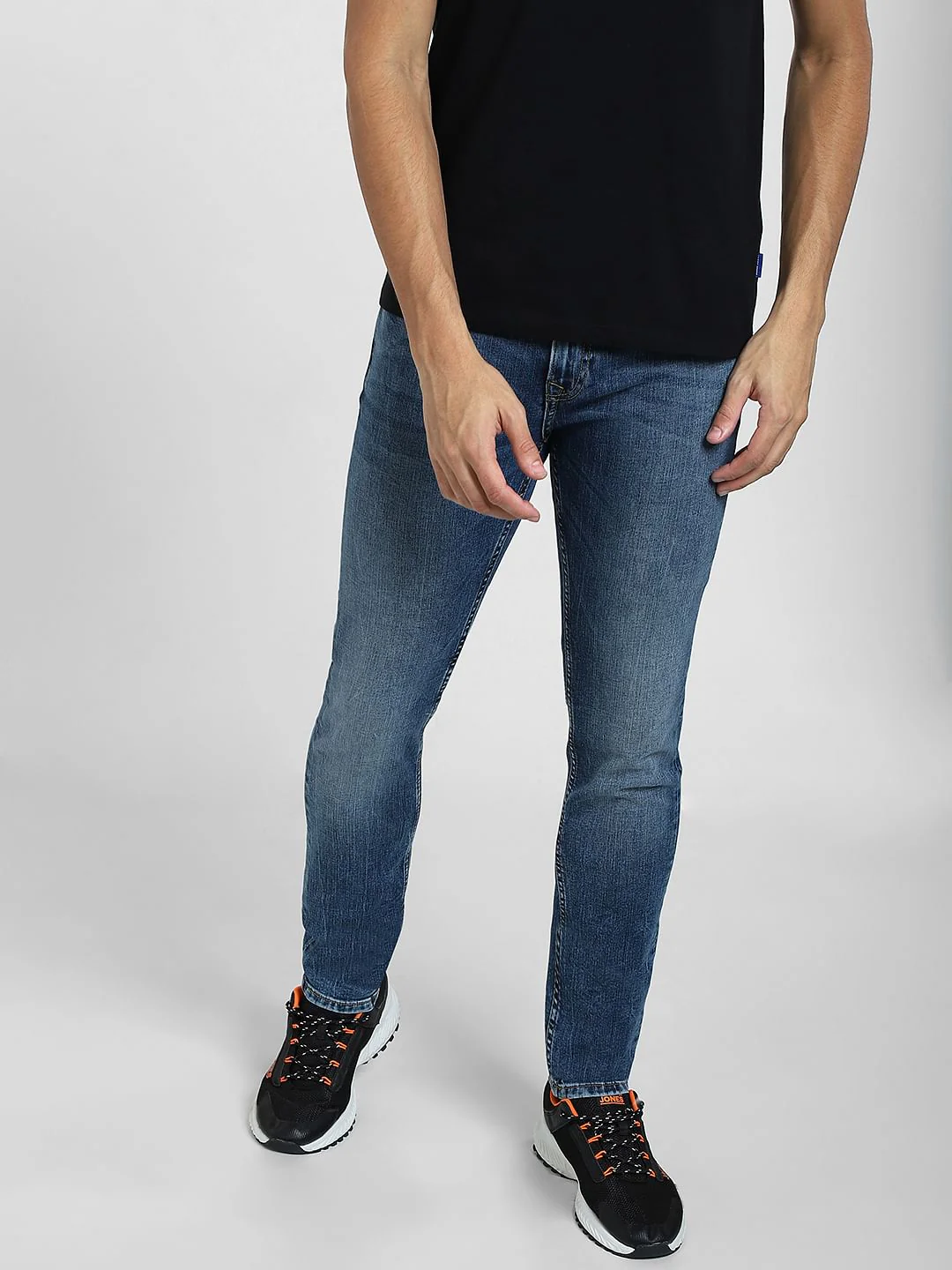 Blue Low Rise Ben Skinny Jeans - Image 2