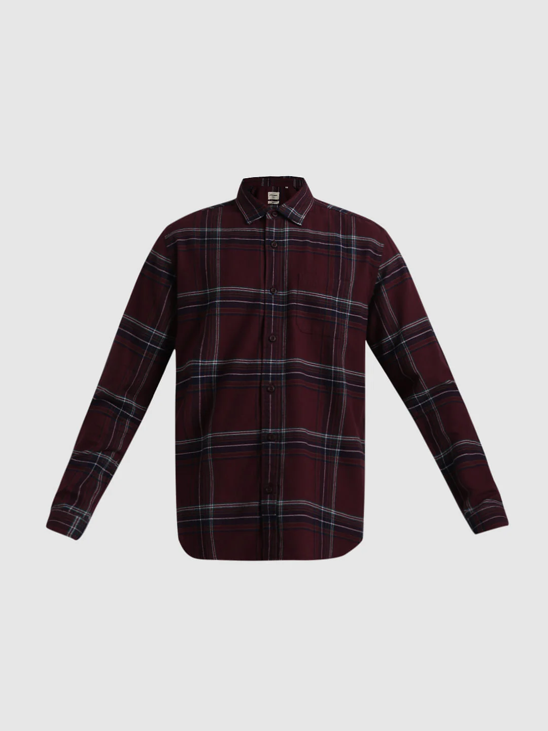 Red Check Cotton Shirt - Image 7