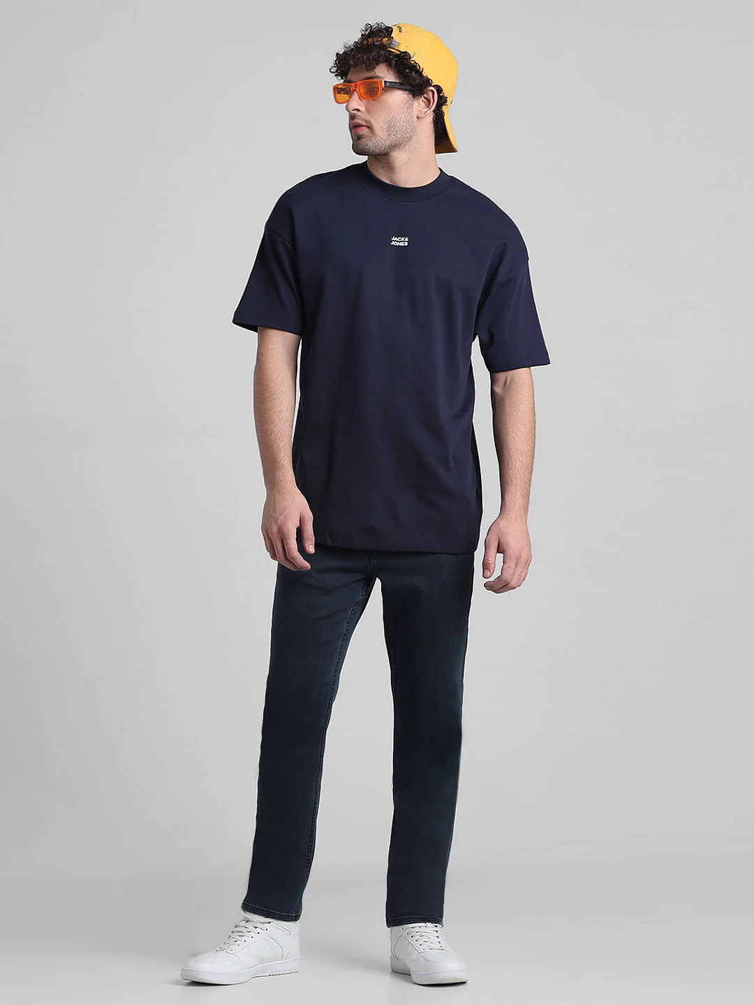 Dark Blue Low Rise GLENN Slim Fit Jeans - Image 6