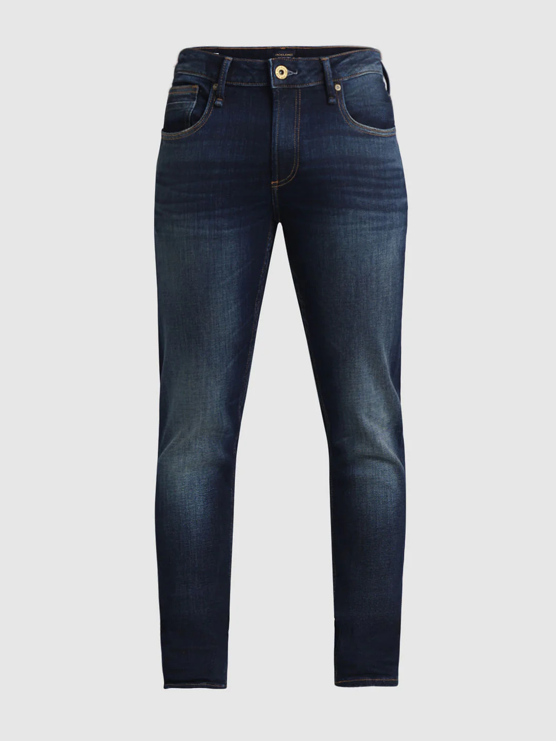 Dark Blue Low Rise Washed Ben Skinny Jeans - Image 6