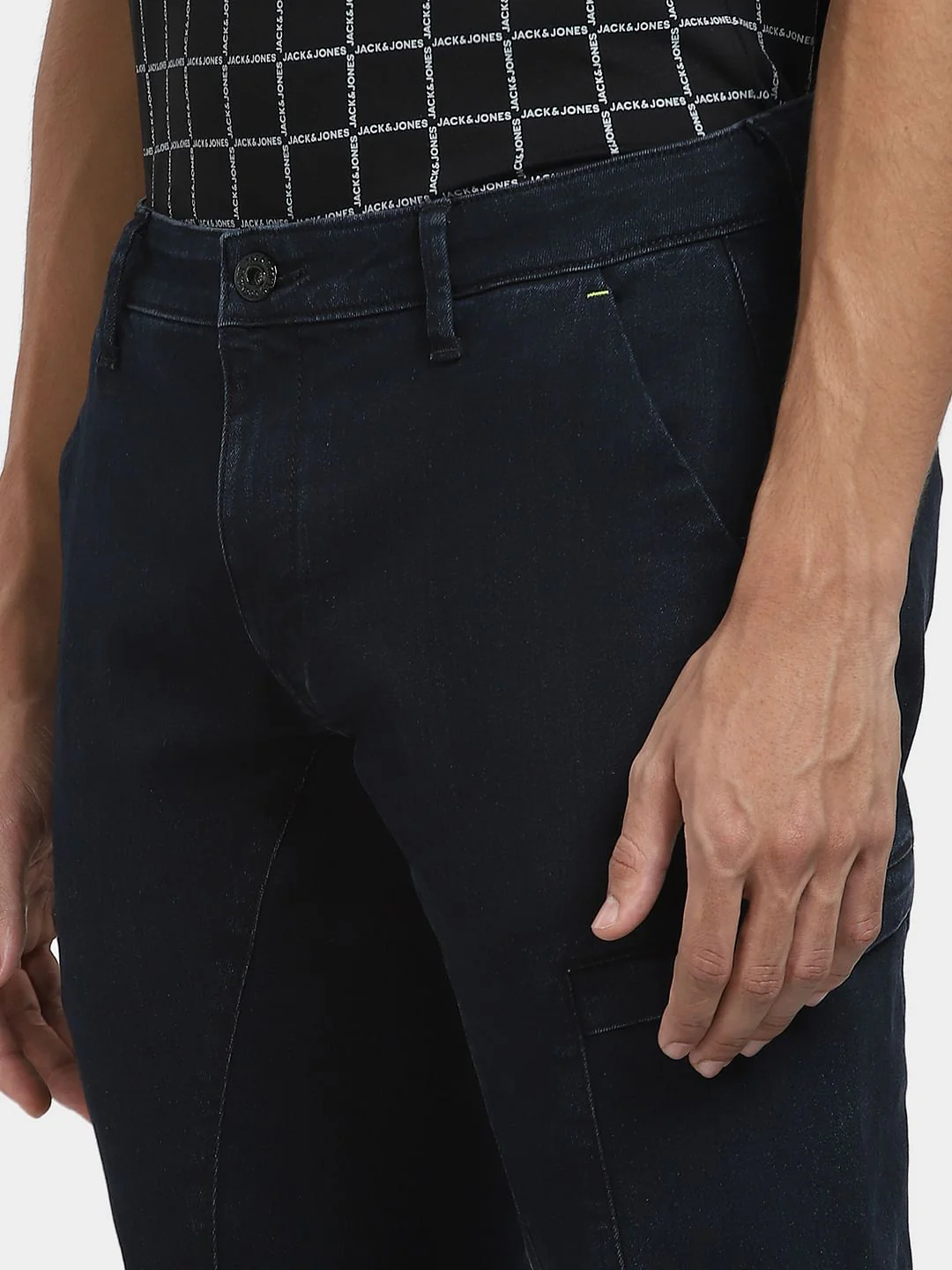 Dark Blue Low Rise Simon Anti Fit Jeans - Image 5