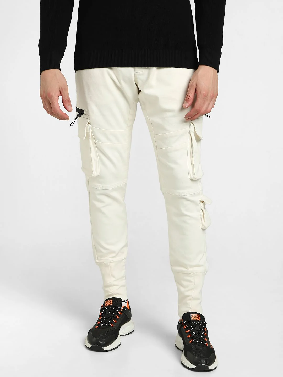 White Low Rise Simon Anti Fit Jeans - Image 2