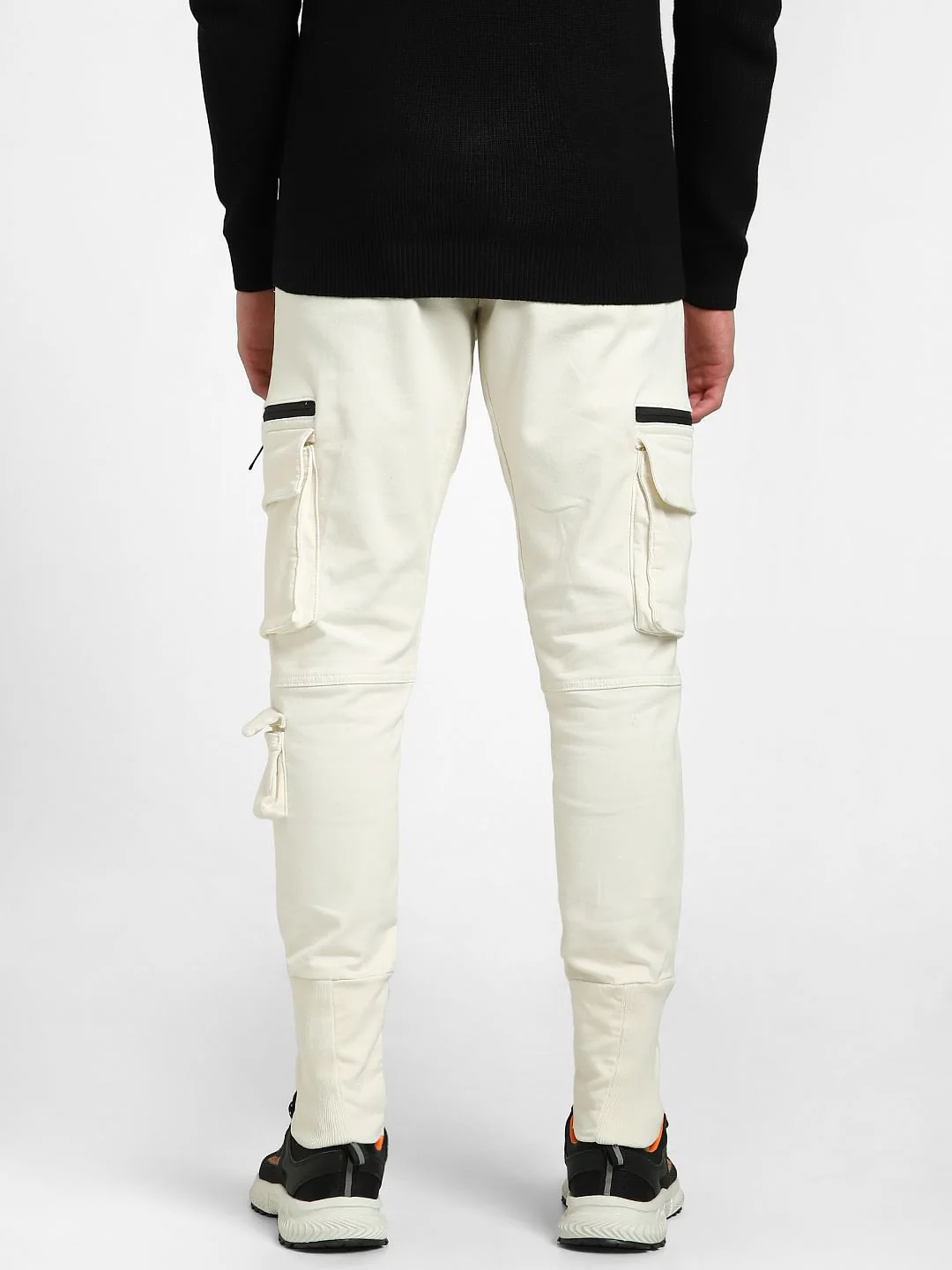 White Low Rise Simon Anti Fit Jeans - Image 4