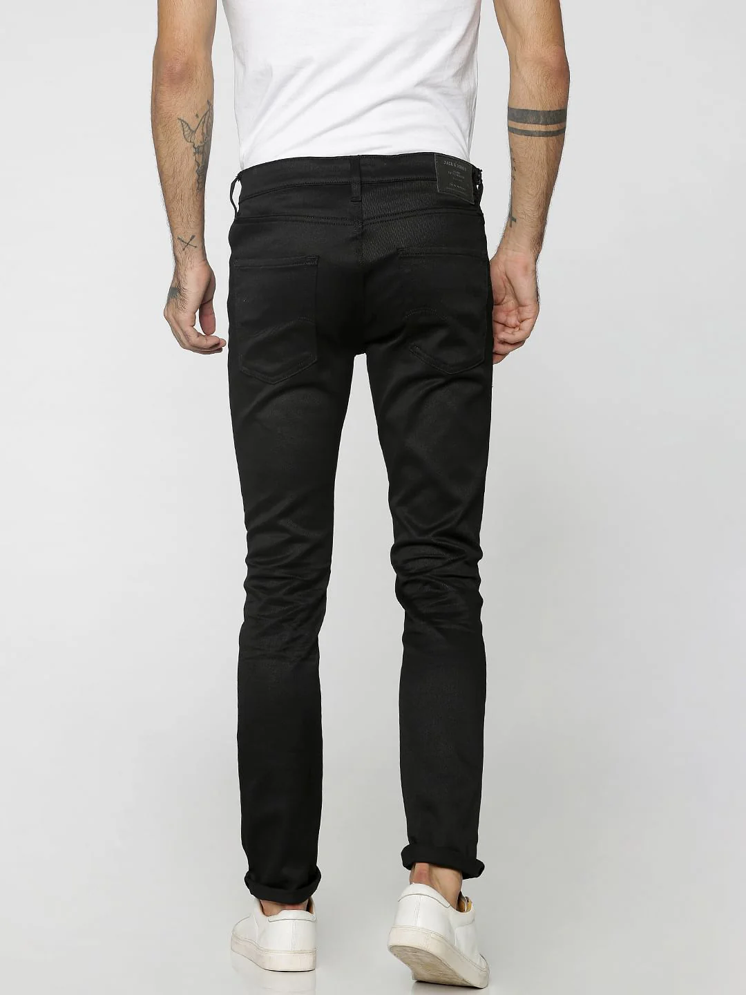 Black Ben Low Rise Skinny Fit Jeans - Image 3