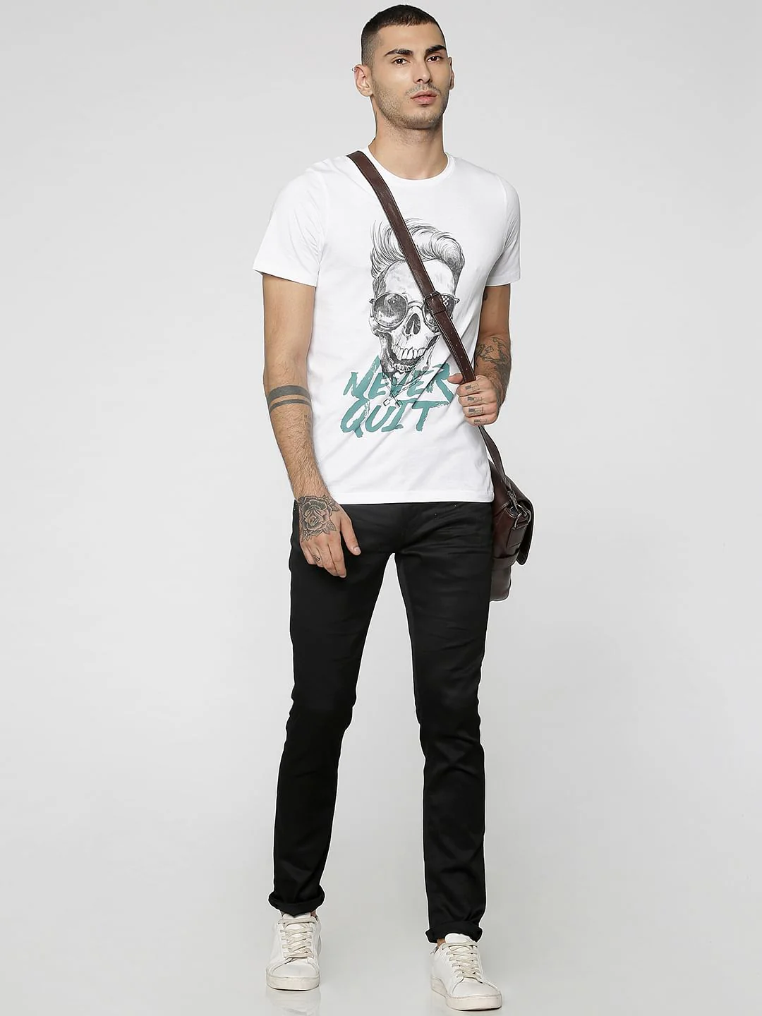 Black Ben Low Rise Skinny Fit Jeans - Image 6