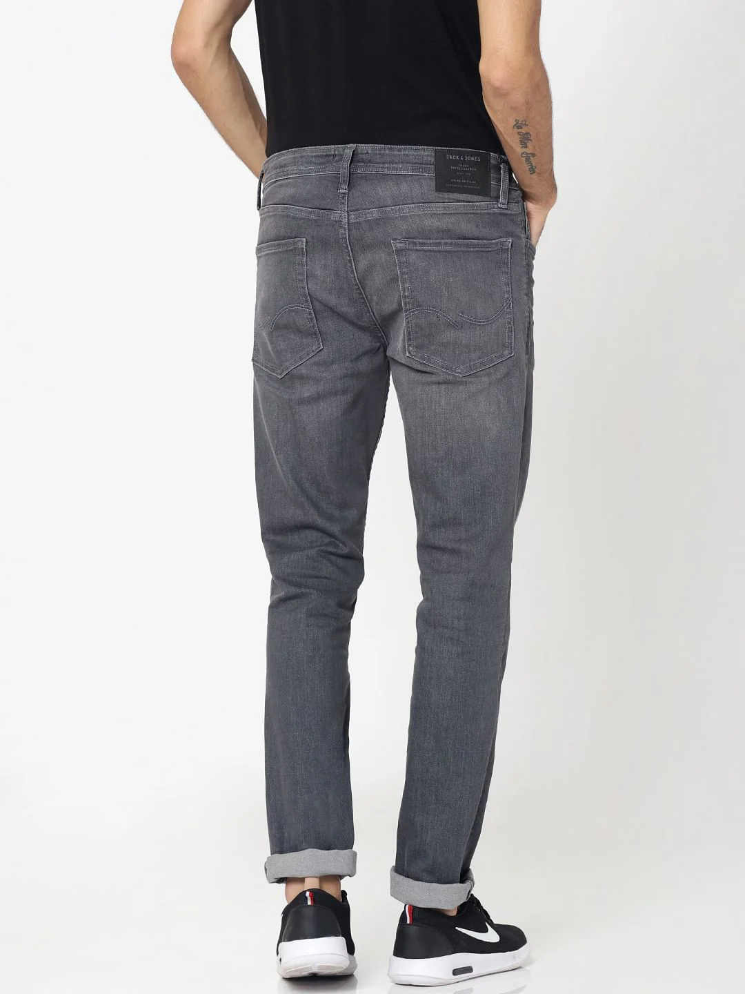 Grey Ben Skinny Fit Jeans - Image 4