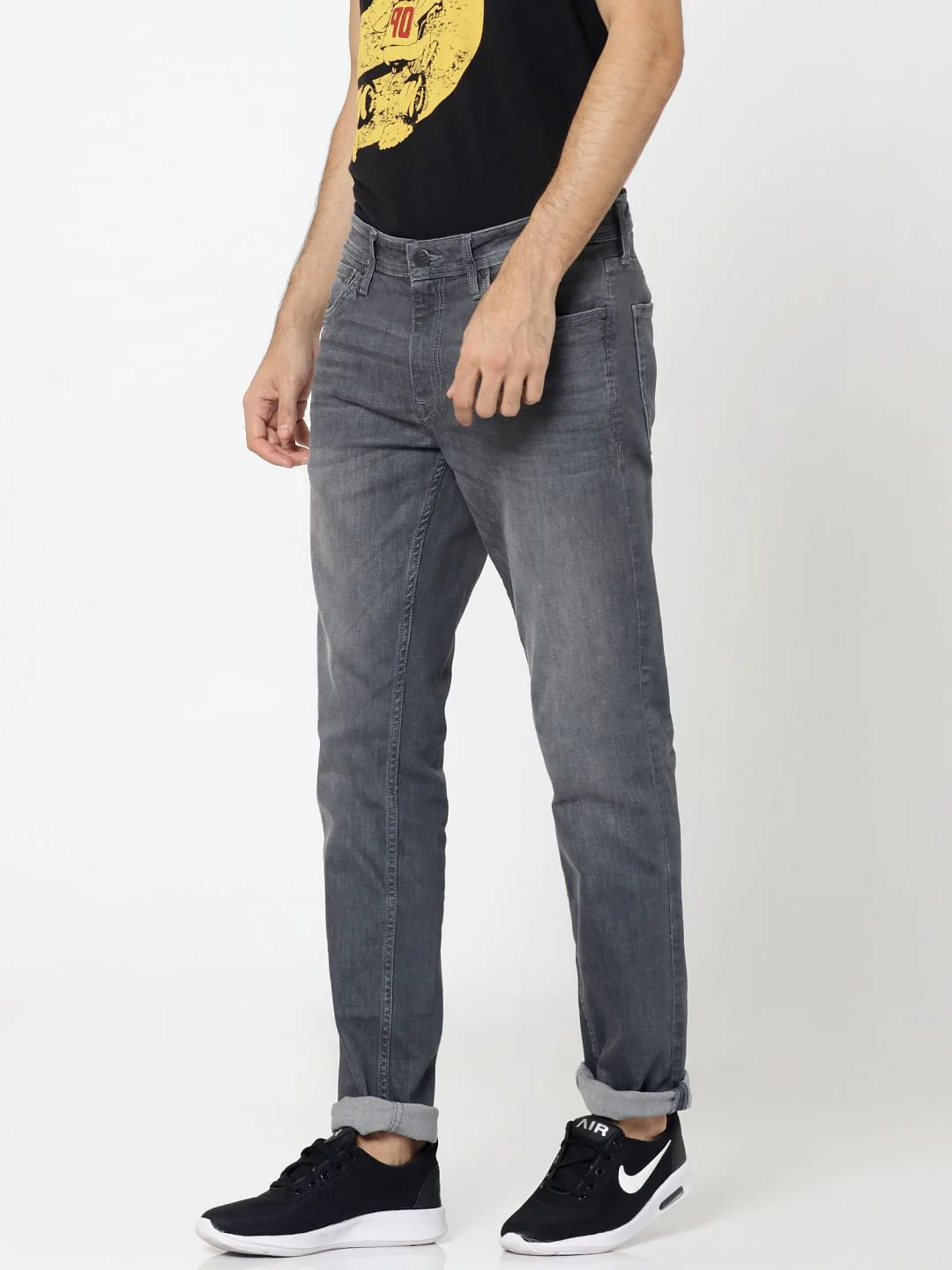 Grey Ben Skinny Fit Jeans - Image 6