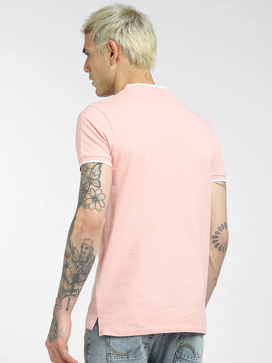 Pink Henley T-shirt - Image 4
