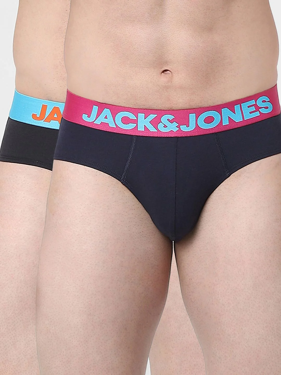 Pack of 2 Black & Navy Blue Briefs