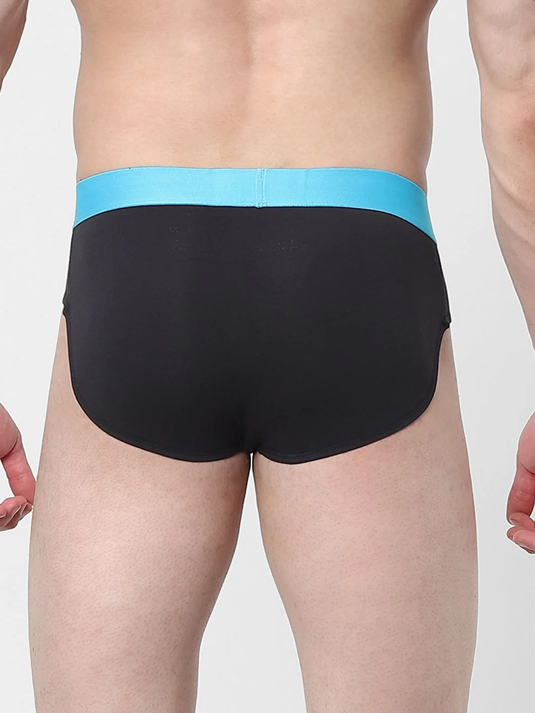 Pack of 2 Black & Navy Blue Briefs - Image 3