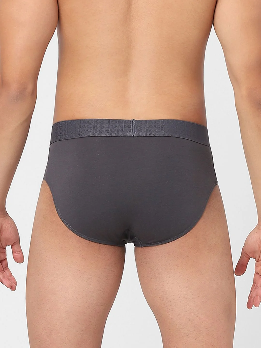 Pack Of 2 Grey & Maroon Briefs - Image 3