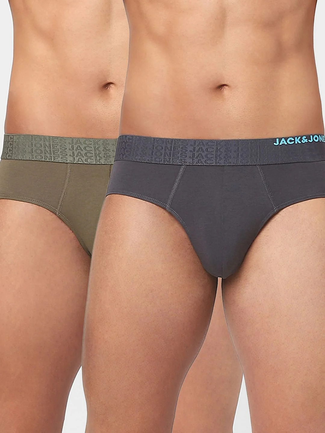 Pack Of 2 Green & Blue Briefs
