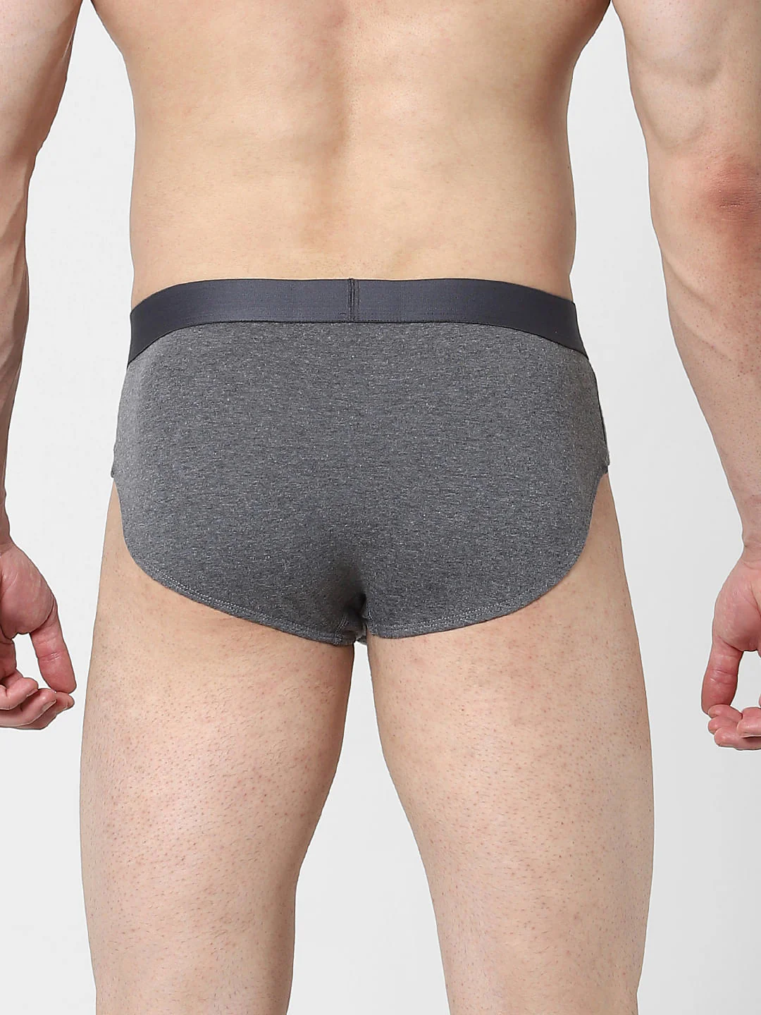 Pack of 2 Black & Grey Briefs - Image 3