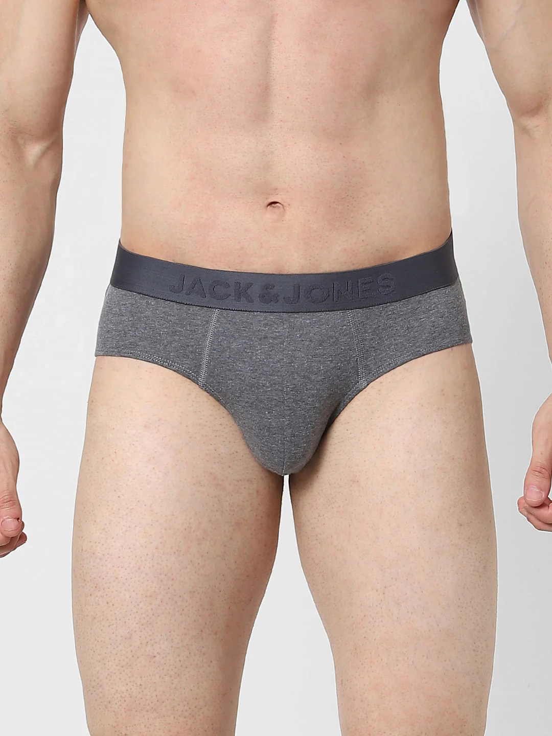 Pack of 2 Navy Blue & Grey Briefs - Image 2
