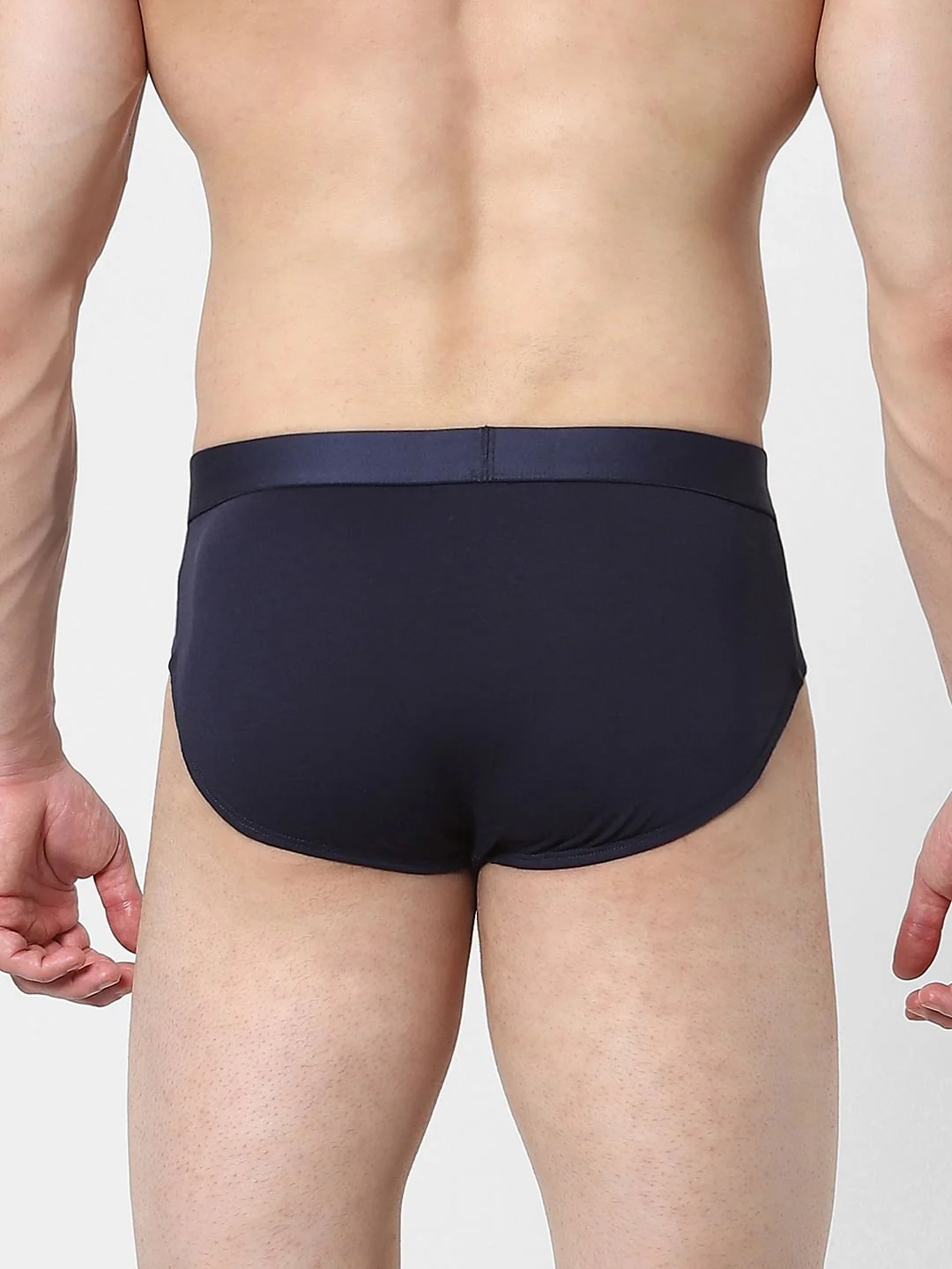 Pack of 2 Navy Blue & Grey Briefs - Image 3