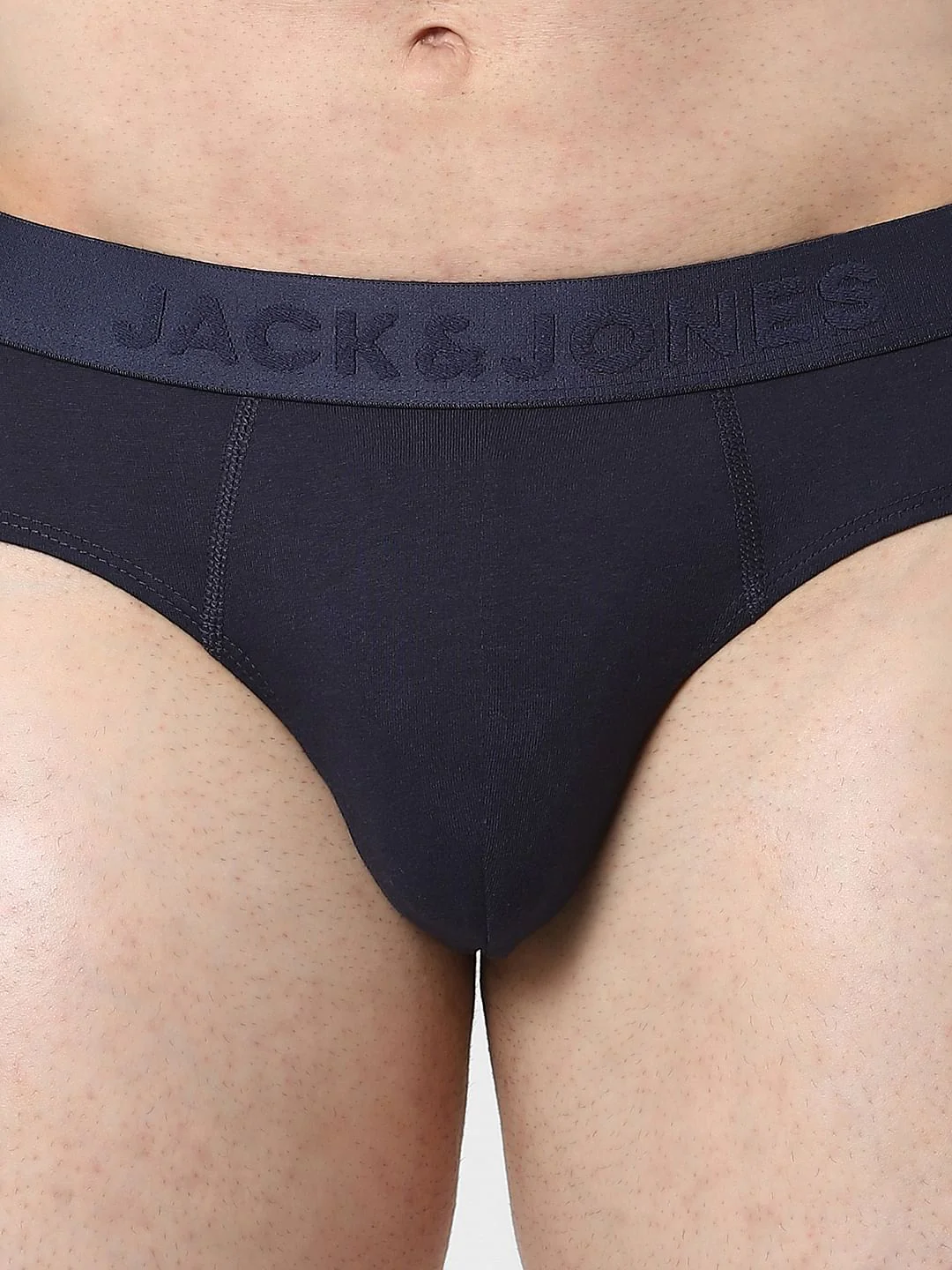 Pack of 2 Navy Blue & Grey Briefs - Image 4