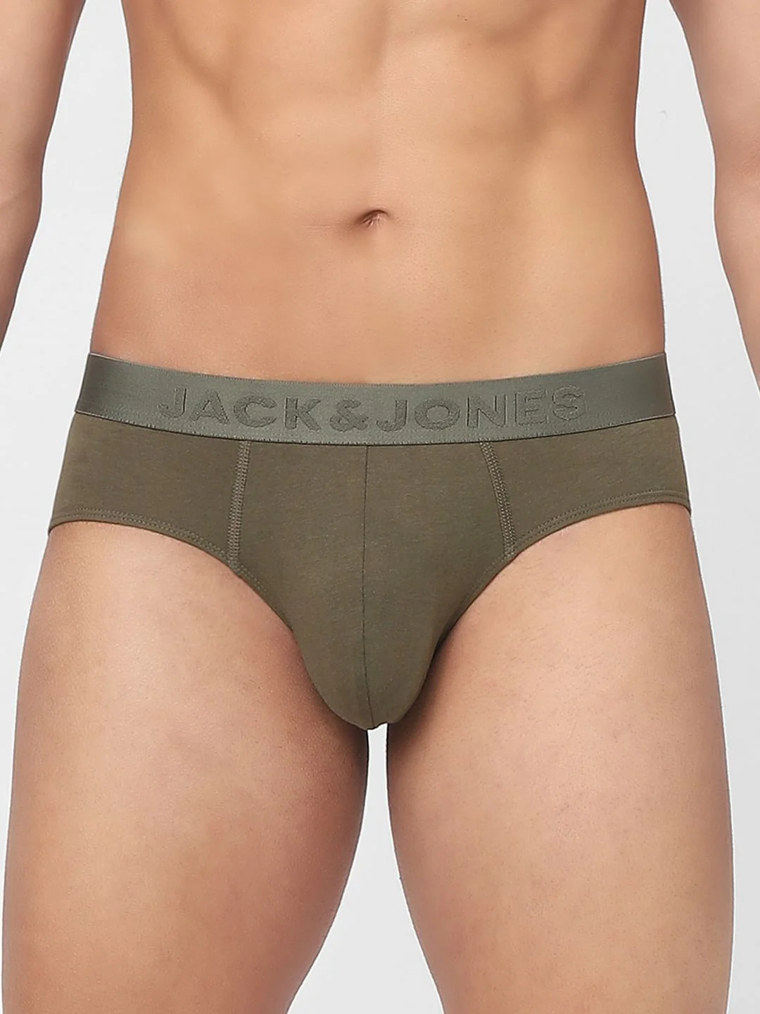 Pack Of 2 Green & Maroon Briefs - Image 2