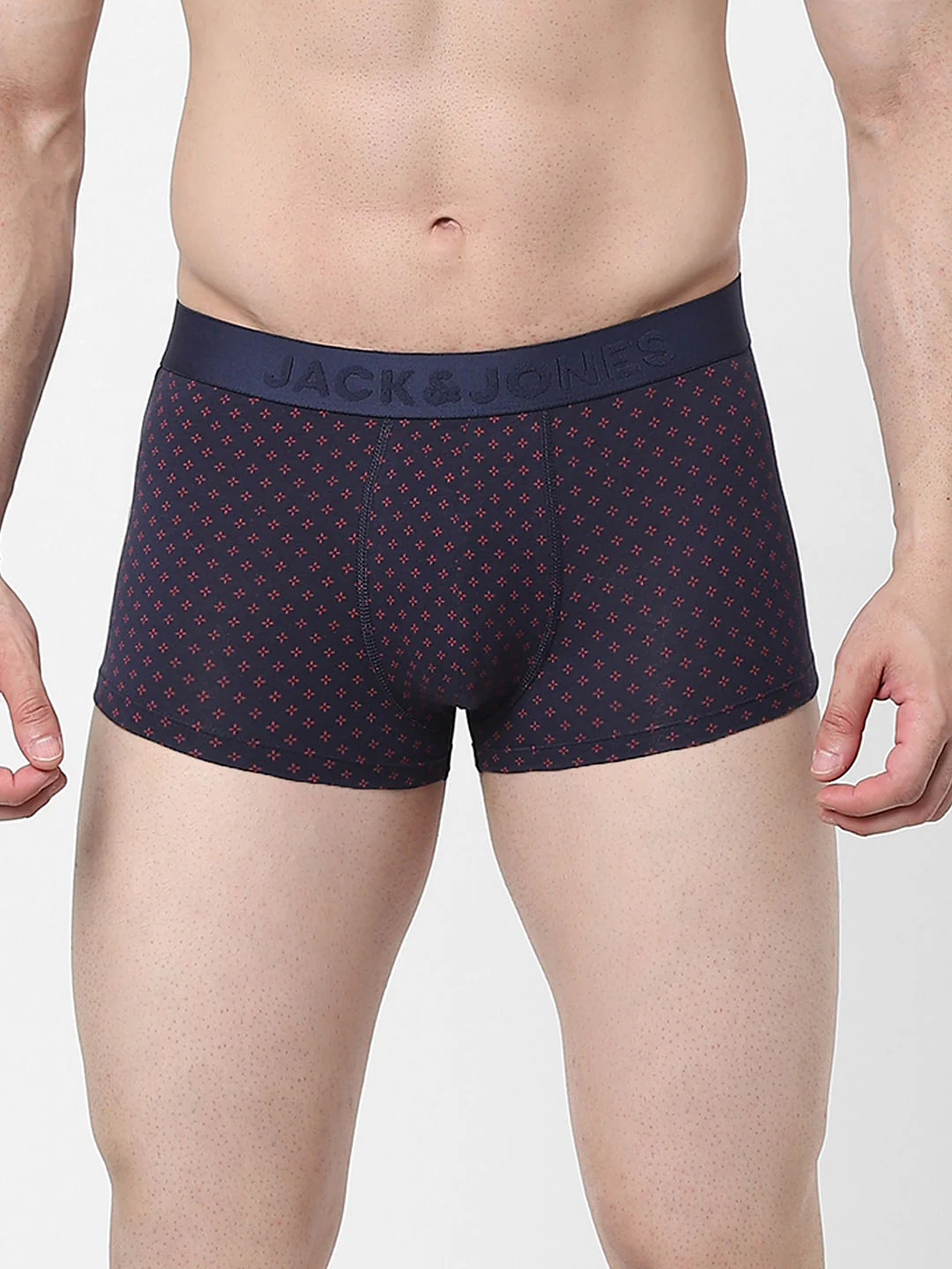 Blue Printed Trunks