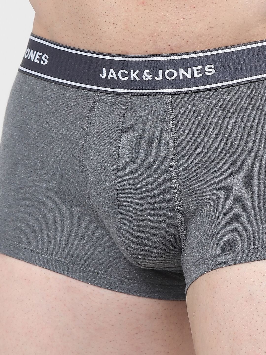 Grey & Navy Blue Trunks - Pack of 2 - Image 4