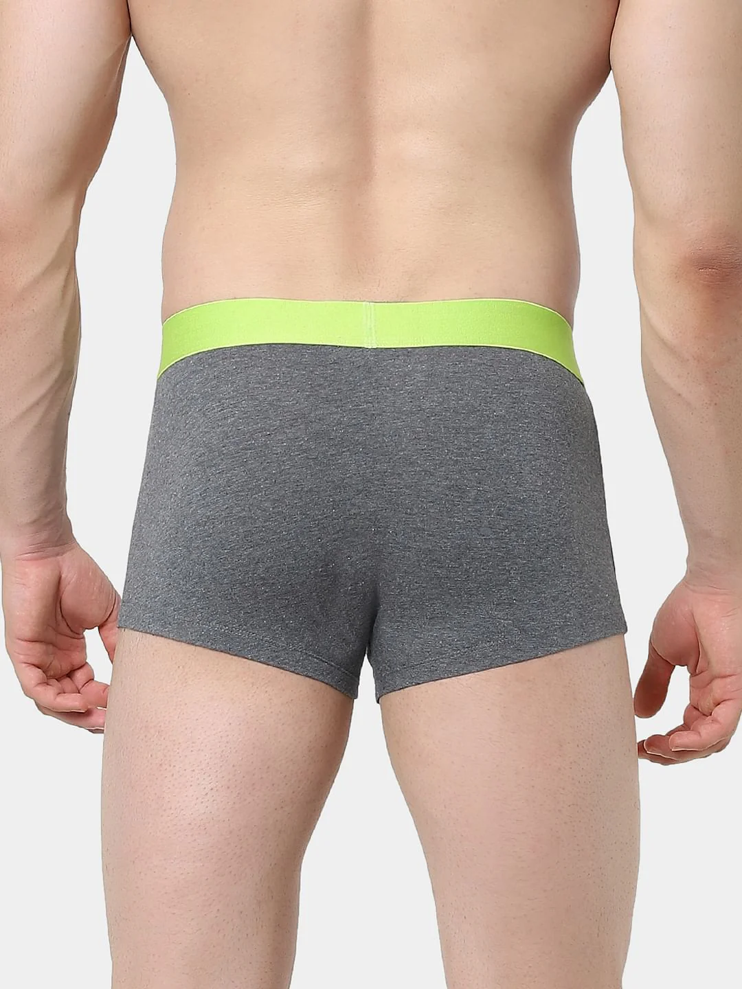 Pack of 2 Navy Blue & Grey Logo Print Trunks - Image 3