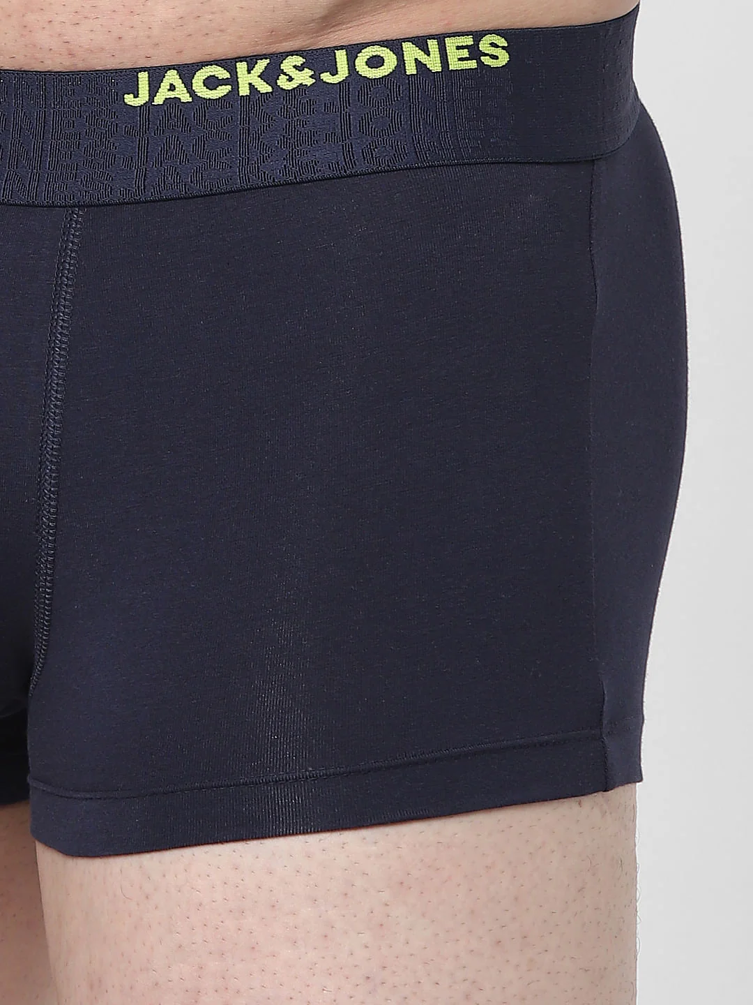 Pack of 2 Navy Blue & Black Logo Print Trunks - Image 4
