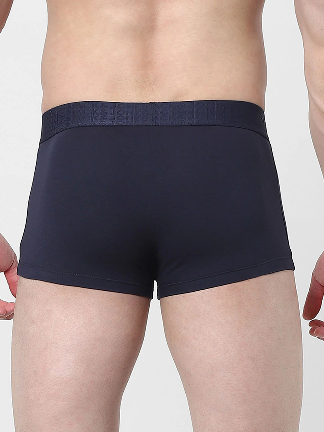 Pack of 2 Black & Dark Grey Logo Print Trunks - Image 3