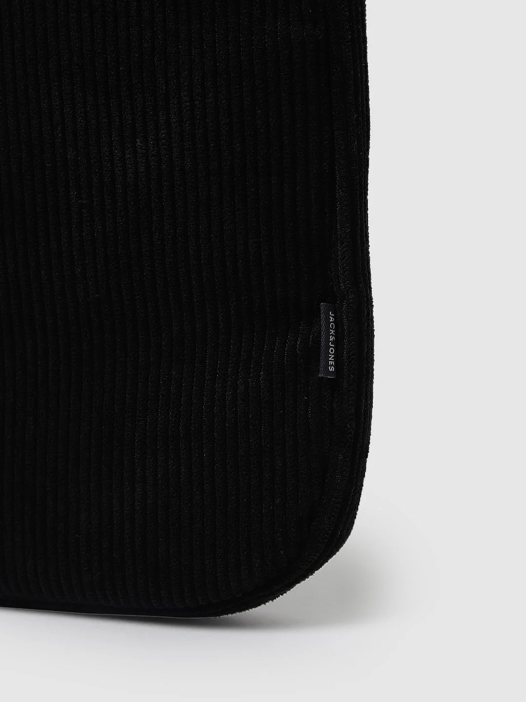 Black Corduroy Laptop Sleeve - Image 4