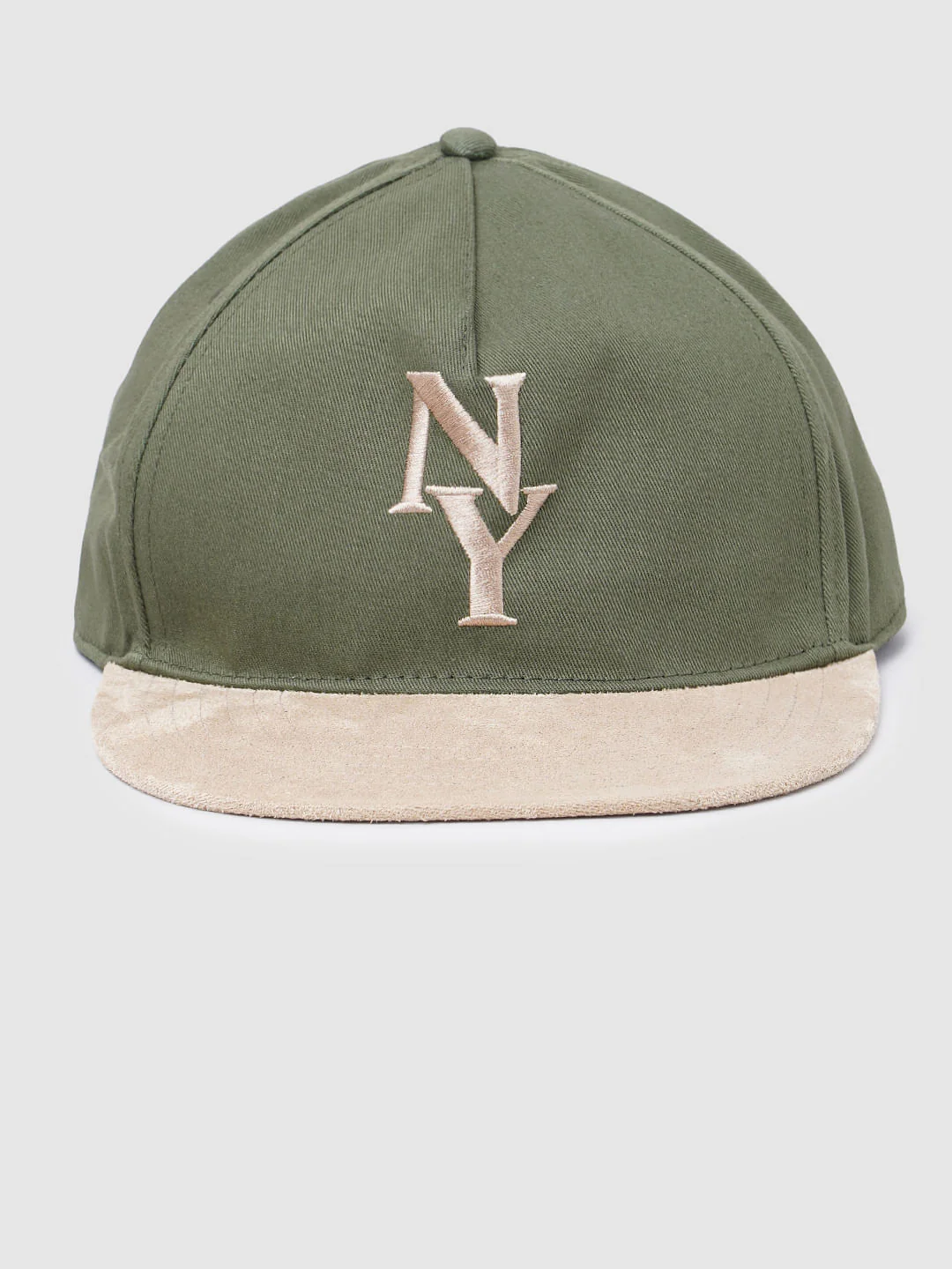 Green Suede Baseball Cap - Image 2
