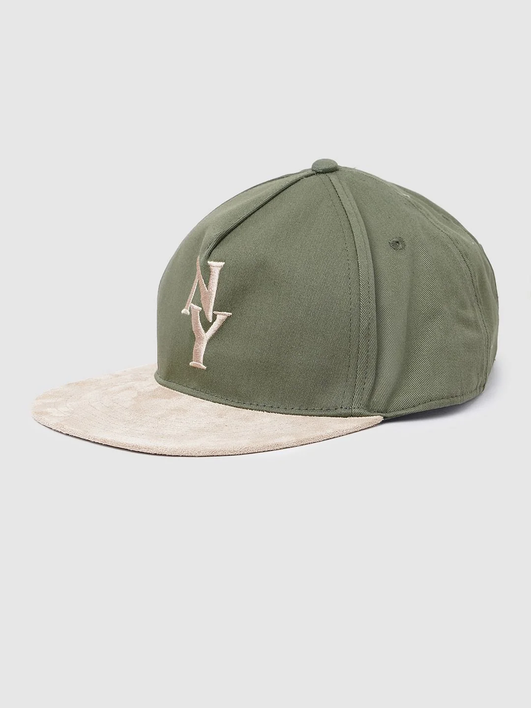 Green Suede Baseball Cap - Image 3