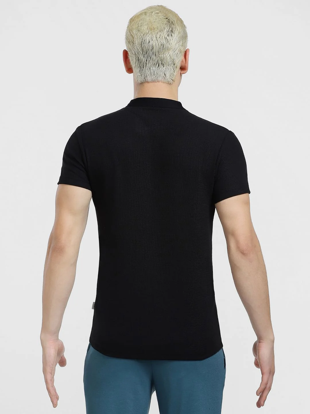 Black Henley T-shirt - Image 8
