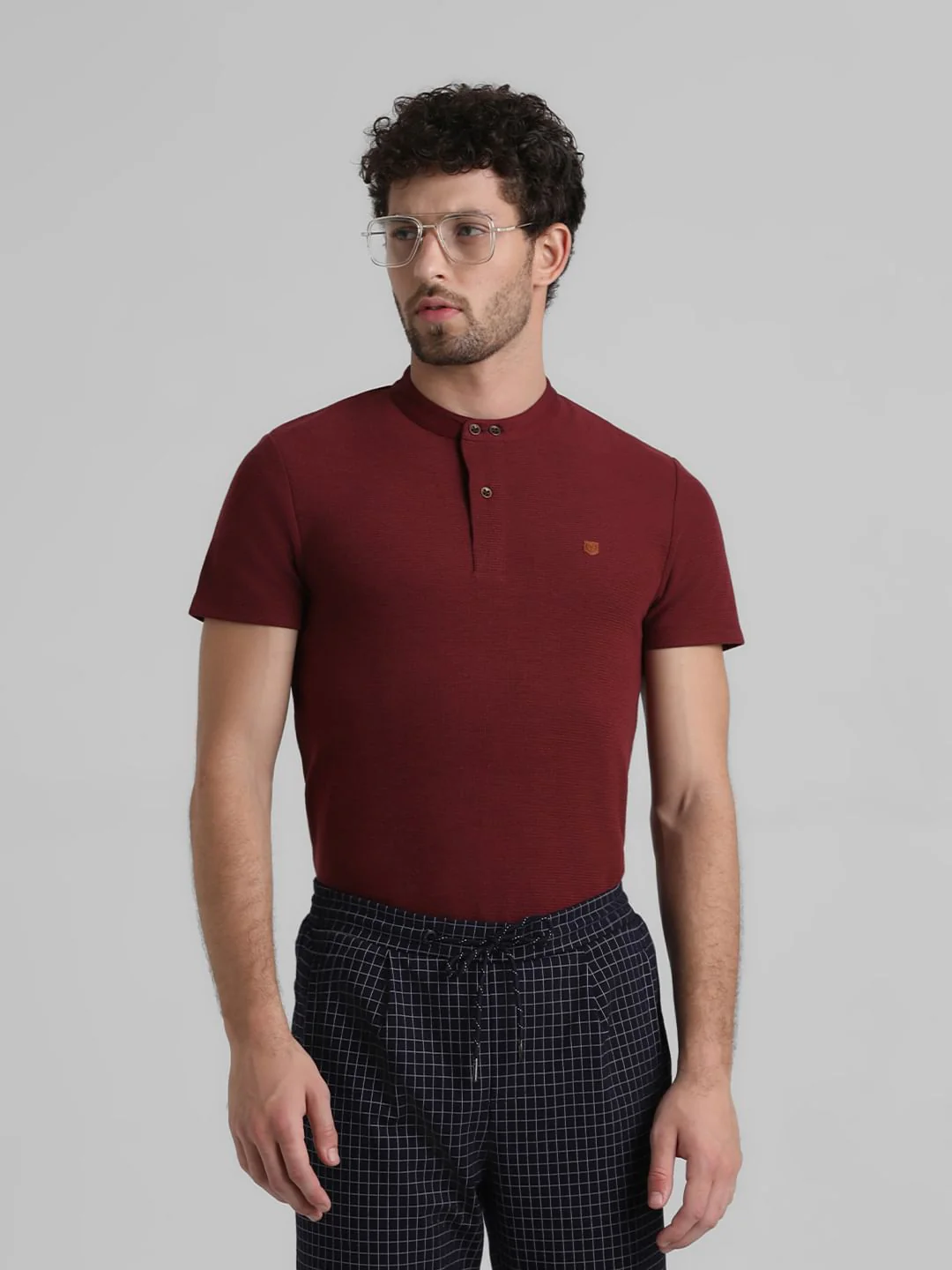 Red Henley T-shirt