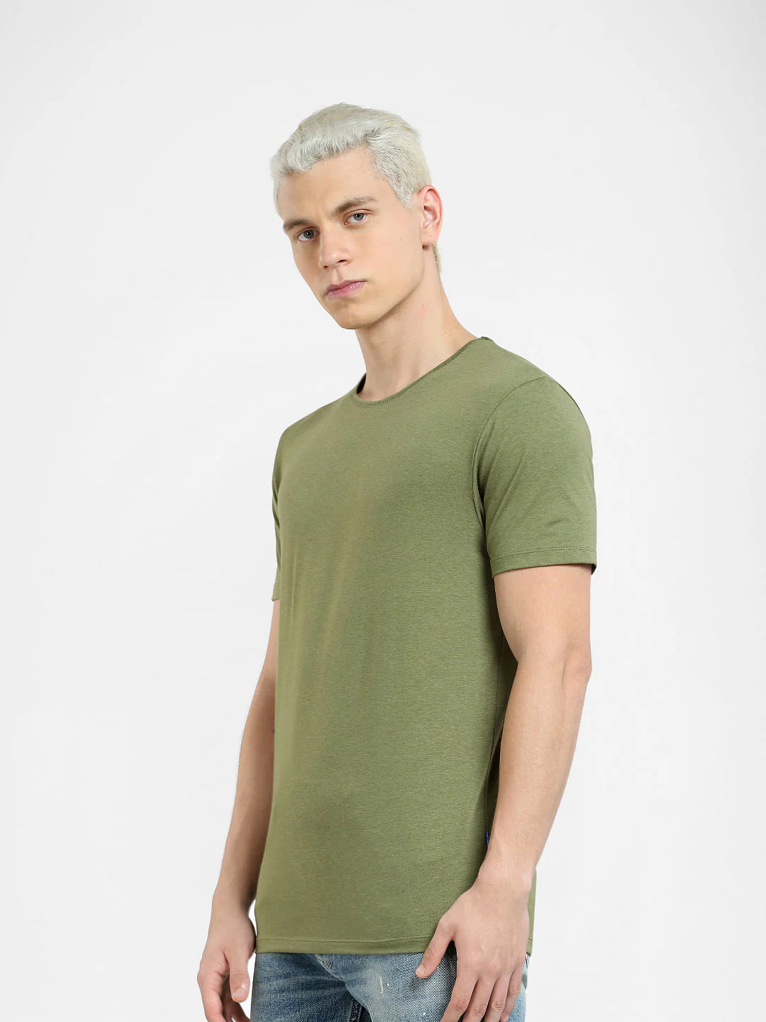 Green Crew Neck T-shirt - Image 3